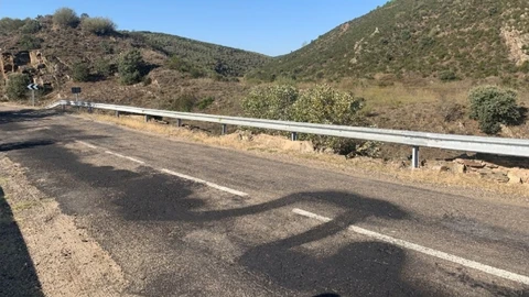 Carretera en mal estado