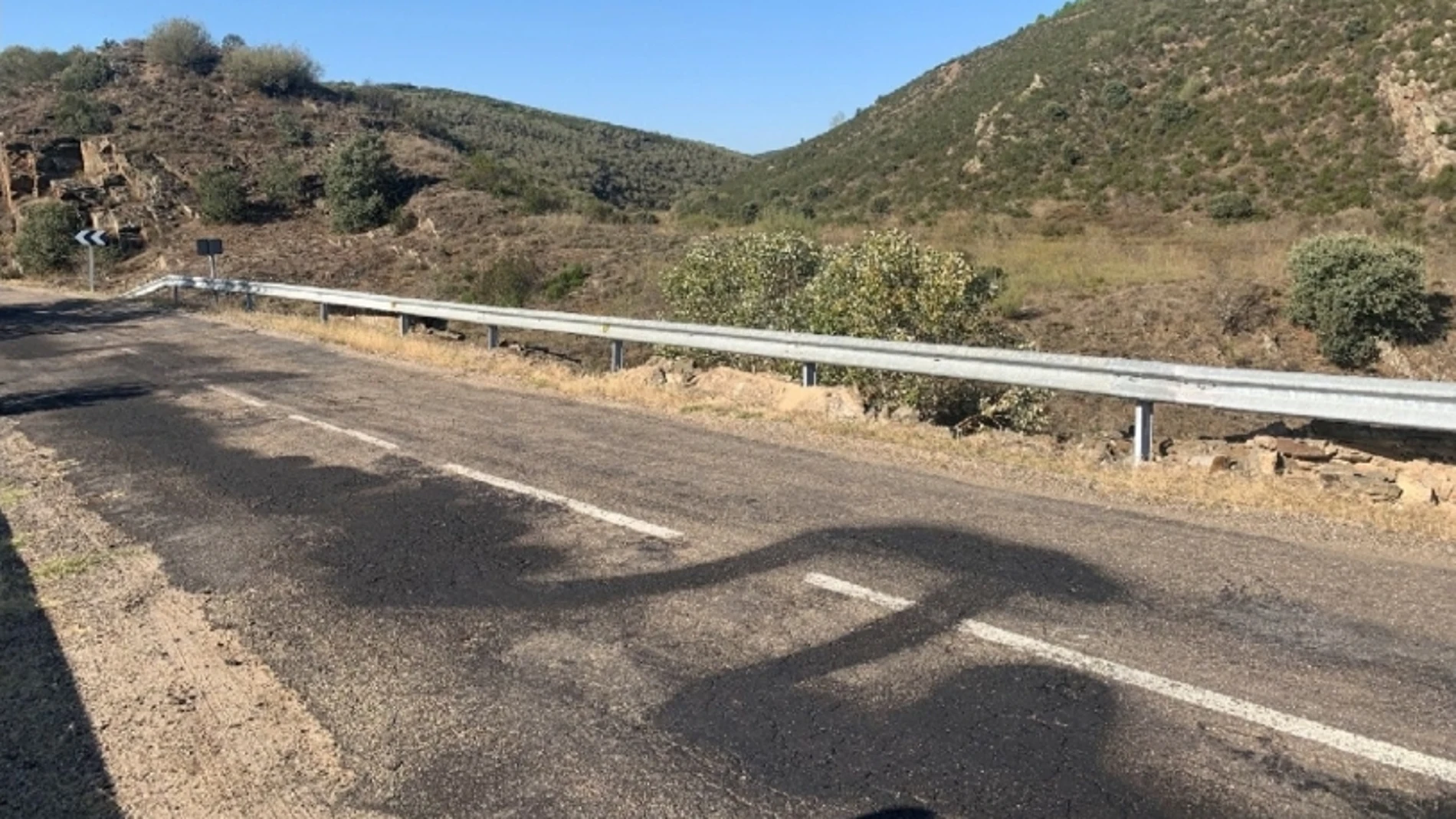Estado actual de la carretera en la provincia zamorana