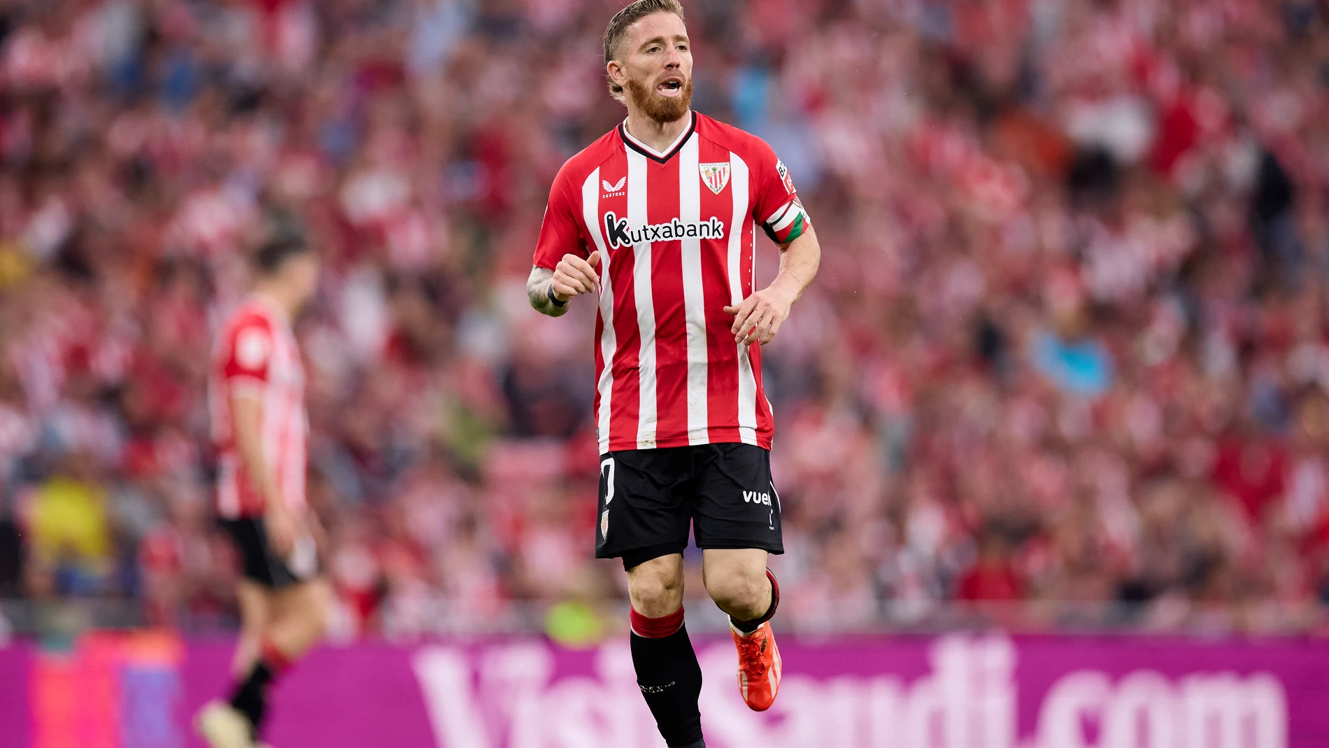 Iker Muniain of Athletic Club looks on during the LaLiga EA Sports match between Athletic Club and Villarreal CF at San Mames on April 14, 2024, in Bilbao, Spain. AFP7 14/04/2024 ONLY FOR USE IN SPAIN