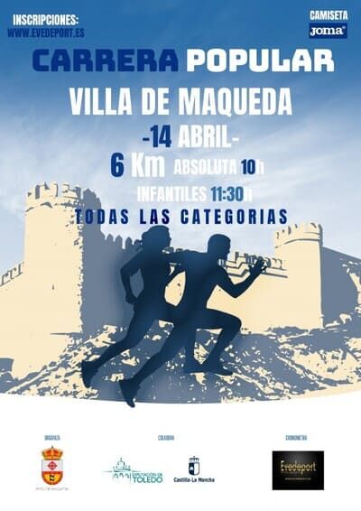 Cartel de la carrera trail 'Villa de Maqueda' 2024