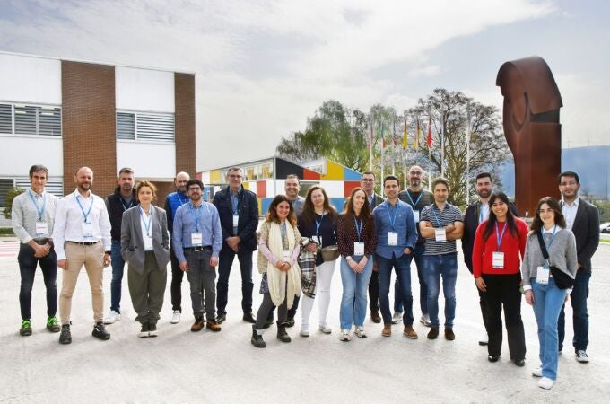 Algunos de los socios de Vitartis que han participado en las visitas de ‘benchmarking’ industrial a Pescafácil (Burgos), MTorres (Torres de Elorz, Navarra) y Florette (Milagro, Navarra)