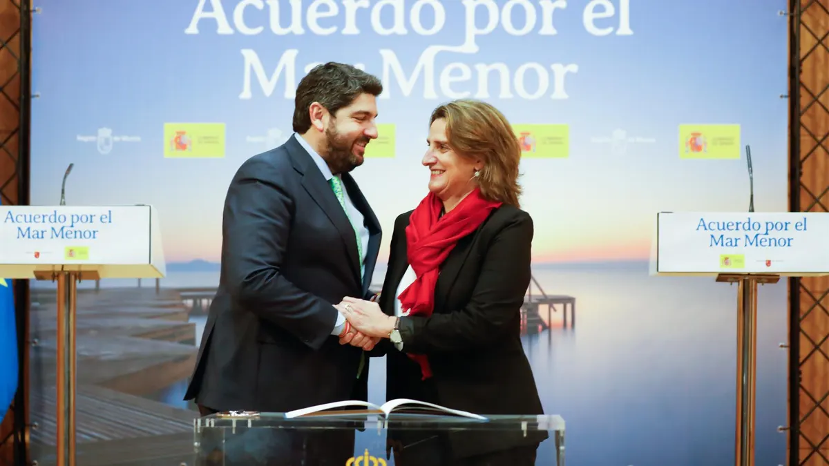 Una nueva cumbre Miras-Ribera tendrá lugar esta semana en el Mar Menor