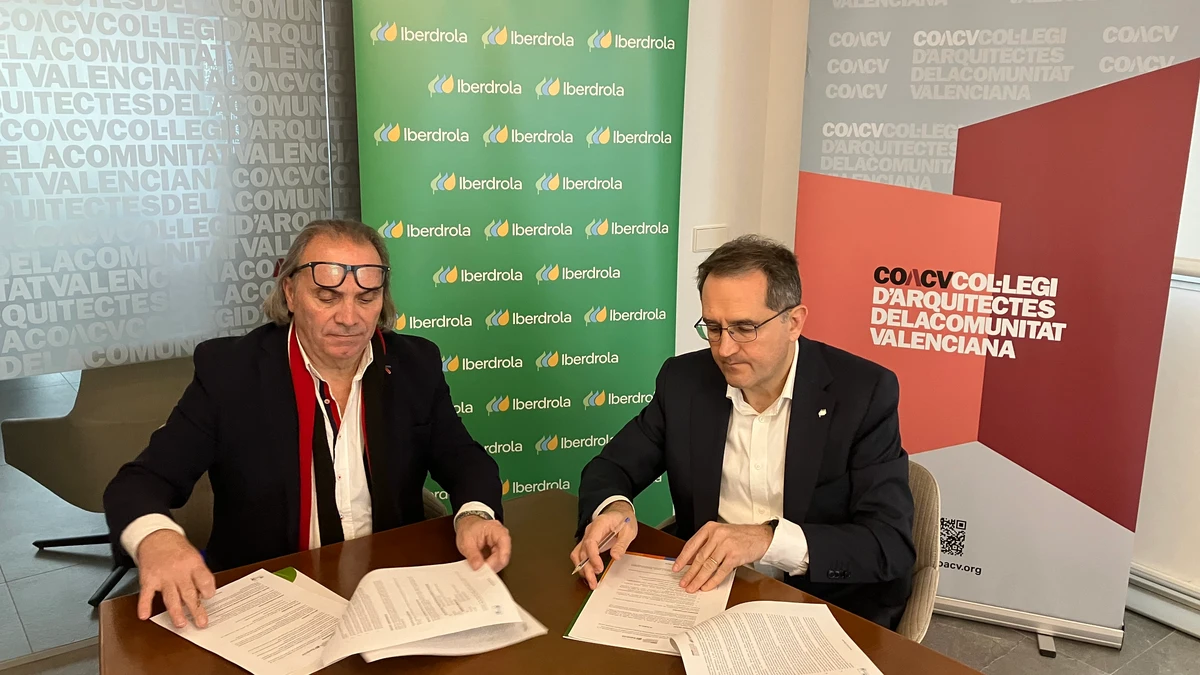 Iberdrola y el Colegio de Arquitectos de la Comunidad Valenciana firman un acuerdo para la rehabilitación energética de edificios