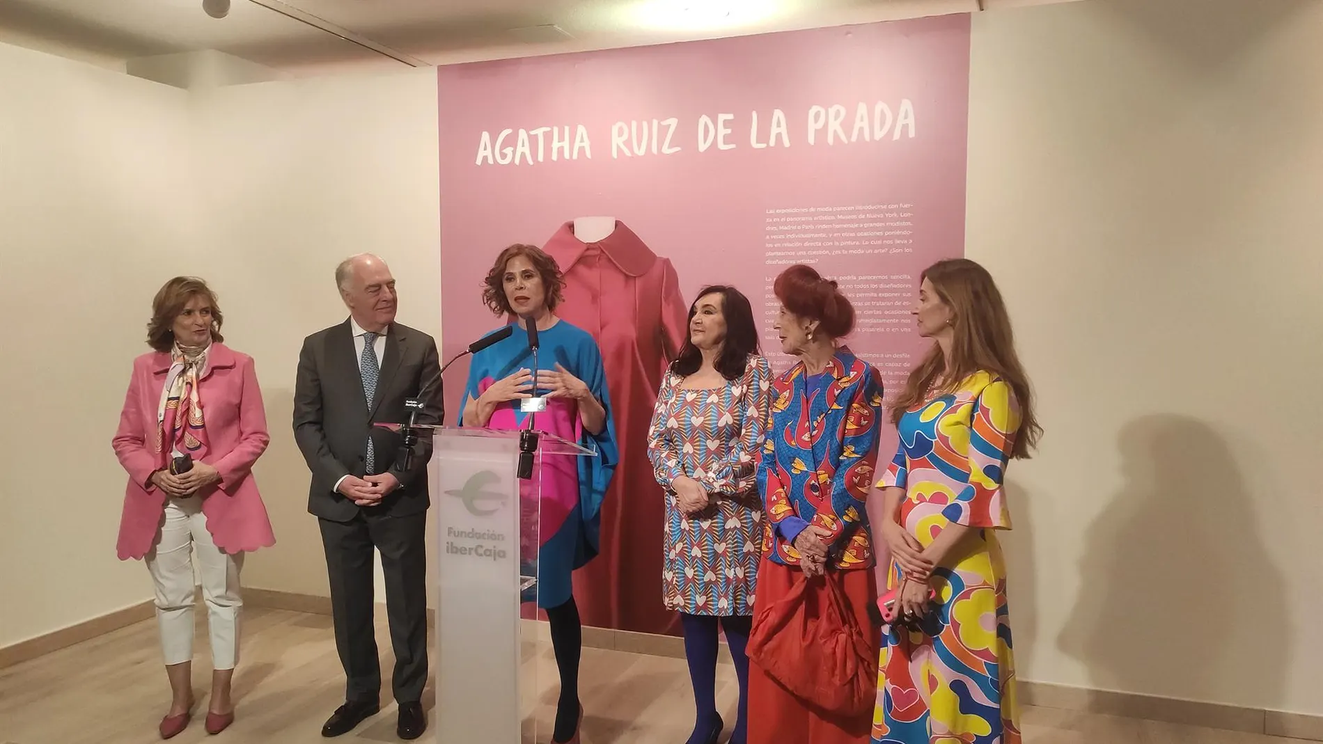 ARAGÓN.-Zaragoza.- El universo de Agatha Ruiz de la Prada llena de color el Patio de la Infanta de Fundación Ibercaja