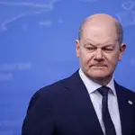 German Chancellor Scholz&#39;s press conference at Special EU Summit in Brussels