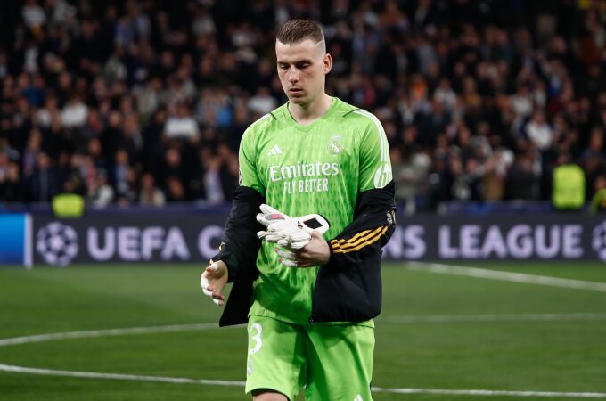 Fútbol/Champions.- Andriy Lunin: "Me han ayudado todos y al final había que elegir, elegimos todos bien"