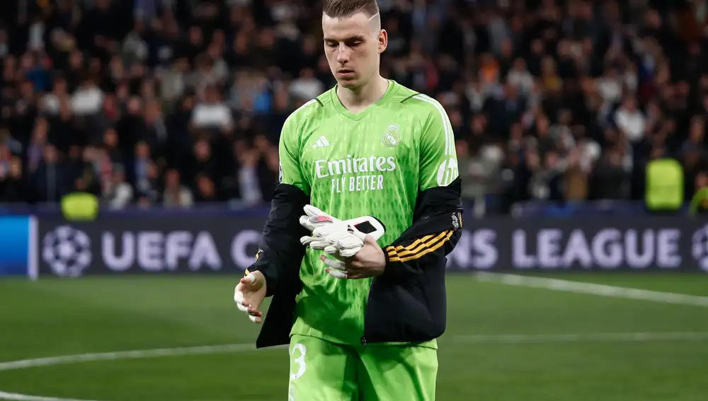 Fútbol/Champions.- Andriy Lunin: "Me han ayudado todos y al final había que elegir, elegimos todos bien"