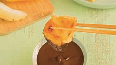 Tempura de frutas