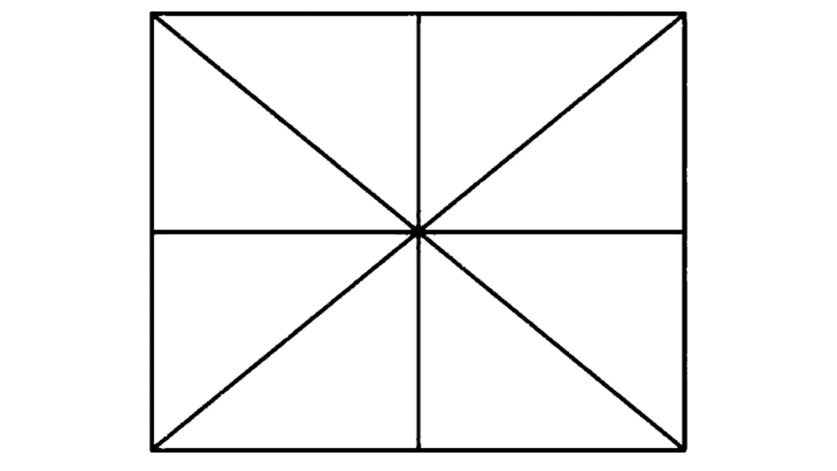 ¿Cuántos triángulos puedes ver? Solo los más inteligentes tienen la respuesta a este reto