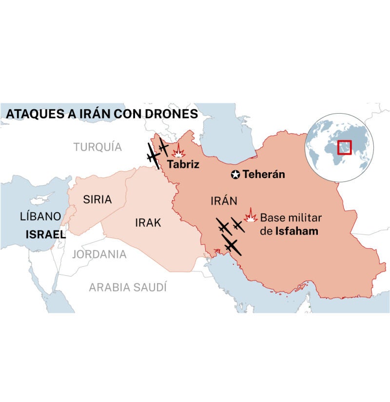 Ataques a Irán con drones