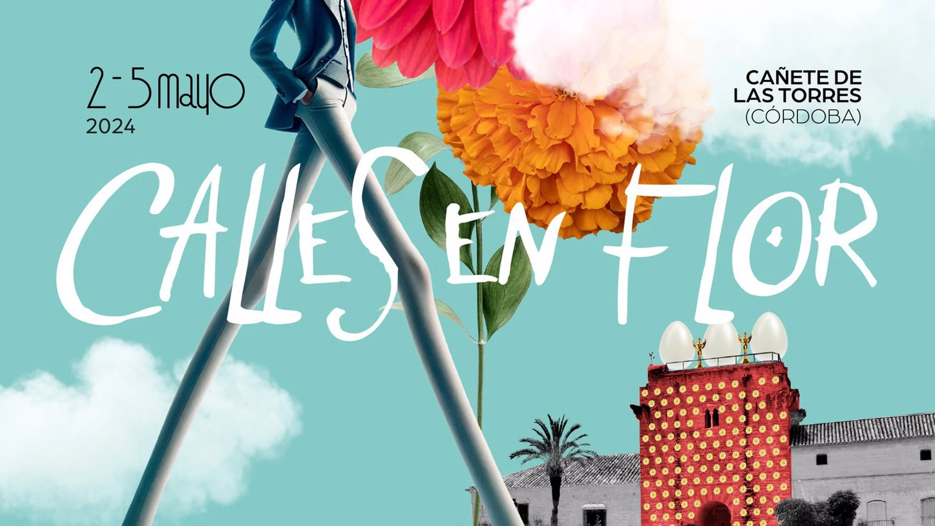 ANDALUCÍA.-Córdoba.-Cañete de las Torres celebra del 2 al 5 de mayo el V Festival de las Flores con homenaje a Salvador Dalí