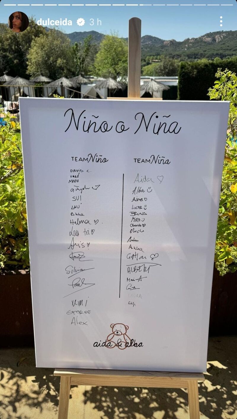 Equipo niño vs equipo niña en la fiesta de Dulceida y Alba