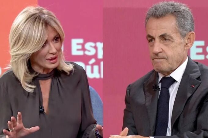 Susanna Griso desvela la extraña petición que le hizo Sarkozy en su entrevista en "Espejo Público"
