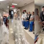 La boda de una mujer en el hospital para hacer realidad el deseo de su padre
