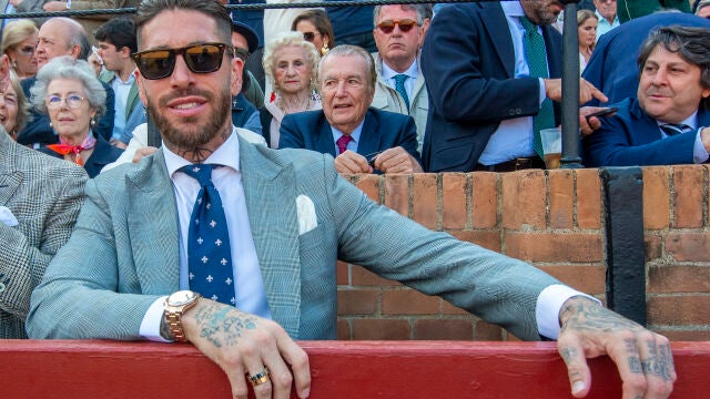 Sergio Ramos, en La Maestranza