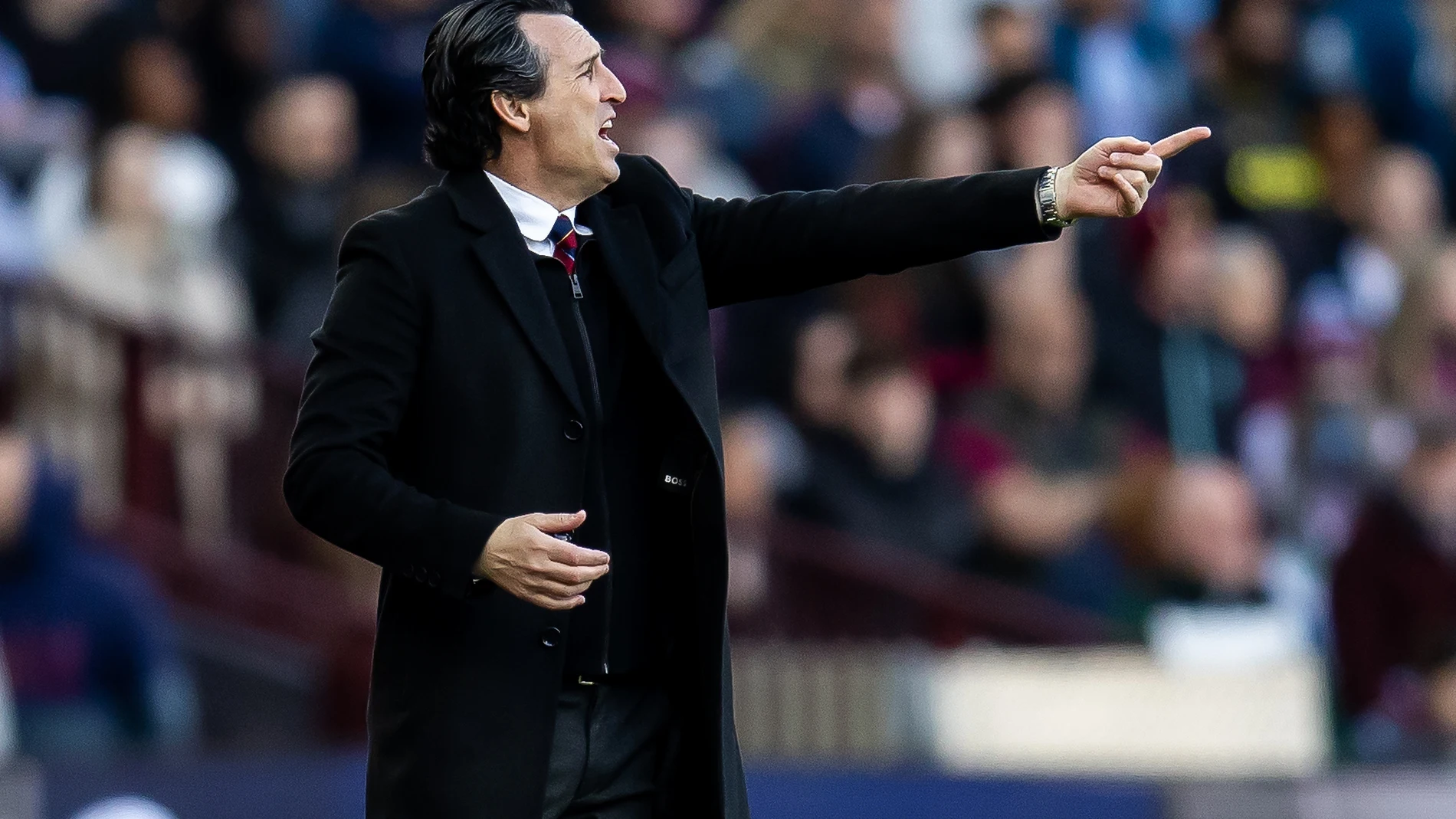 Aston Villa Manager Unai Emery during the English championship Premier League football match between Aston Villa and Bournemouth on 21 April 2024 at Villa Park in Birmingham, England - Photo Manjit Narotra / ProSportsImages / DPPI AFP7 21/04/2024 ONLY FOR USE IN SPAIN