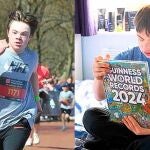 Lloyd Martin, de 19 años y con síndrome de Down, conquista la Maratón de Londres 