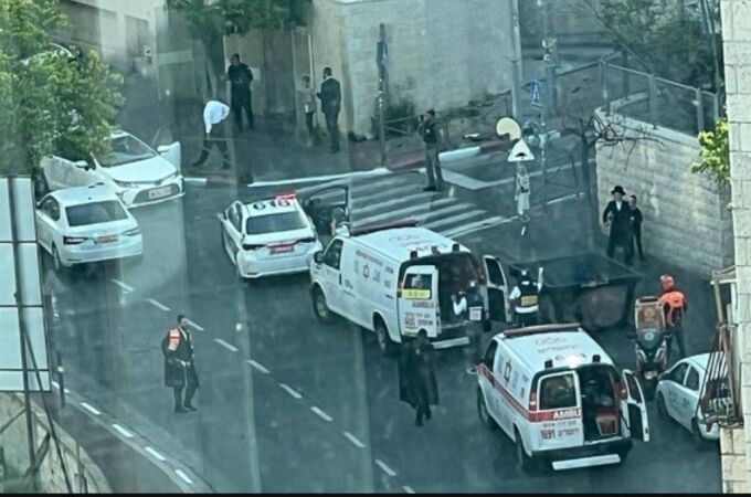 La policía, en Jerusalén, tras el atropello de varios civiles
