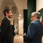El ministro de Cultura, Ernest Urtasun, se ha reunido con el director del Museo de América, Andrés Gutiérrez.