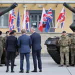 NATO Secretary General Stoltenberg and British PM Sunak visit Warsaw