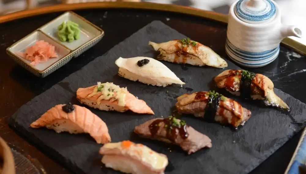 Carta de sushi de Ayala Japón 