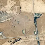 Imagen de satélite de la central nuclear iraní de Isfahán