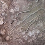  Restos humanos encontrados en el cerro de San Cristóbal en Cuevas de Soria (Edad de Hierro, s.-VI-IV a.C)