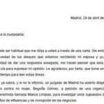 Diez frases de la carta de Pedro Sánchez: Del "soy un hombre profundamente enamorado" a la "máquina del fango"