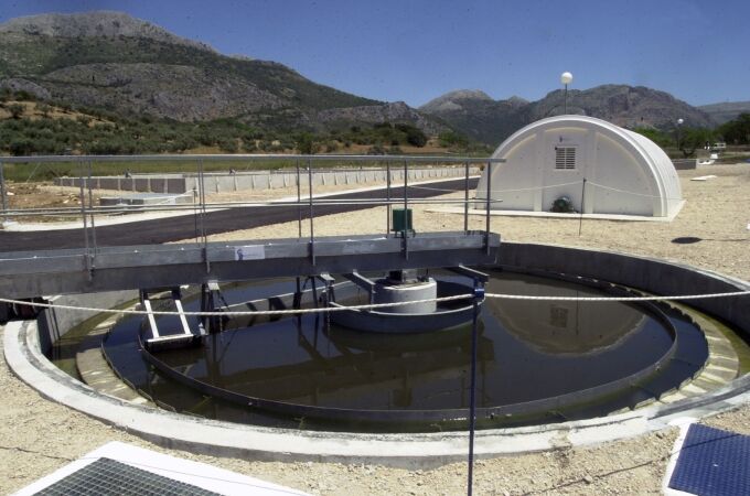 Imagen de una Estación Depuradora de Aguas Residuales (EDAR)