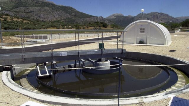 Imagen de una Estación Depuradora de Aguas Residuales (EDAR)