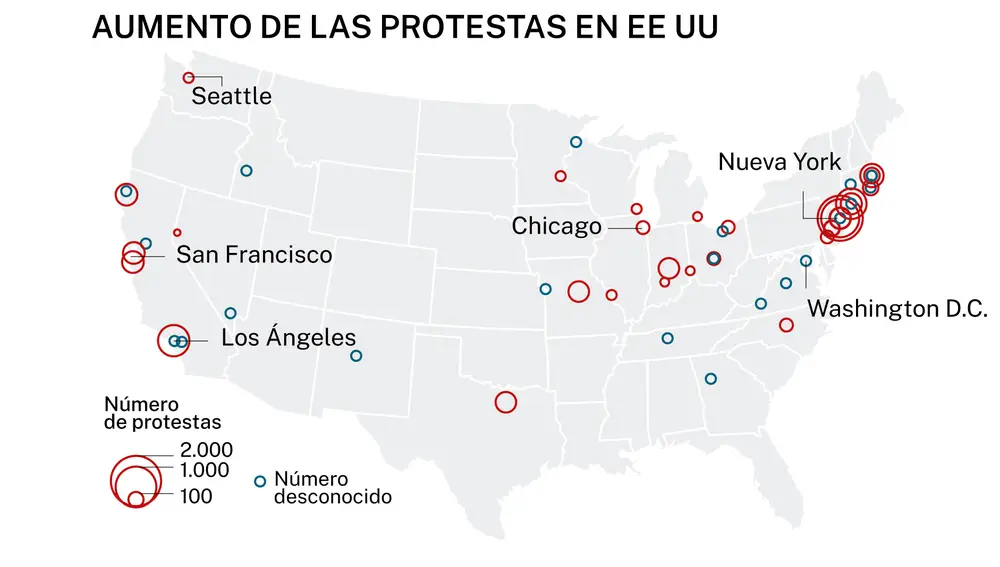 Protestas en EE UU