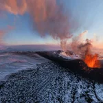 El monte Erebus es un volcán activo que arroja al aire pequeños cristales de oro metálico