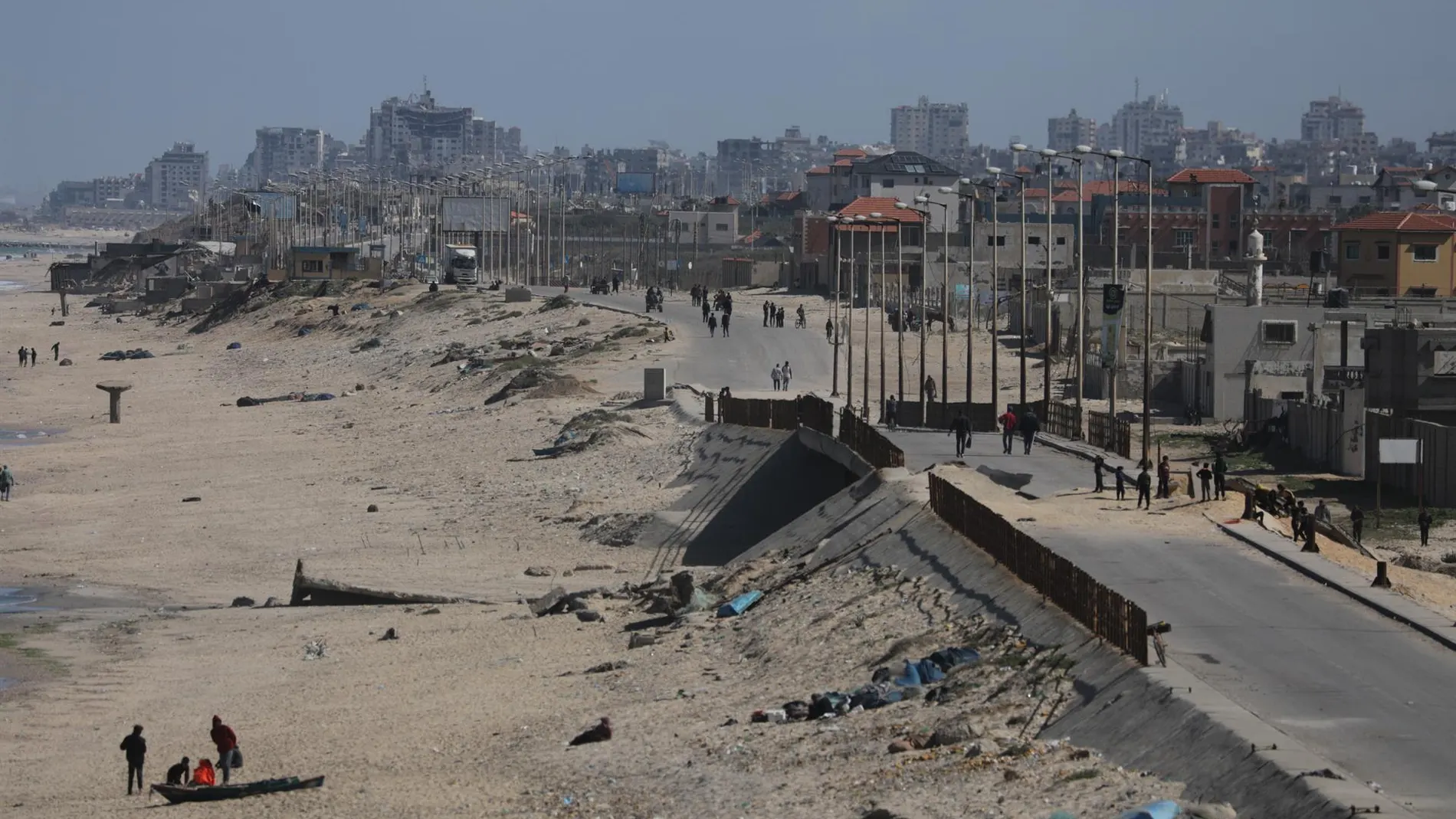 O.Próximo.- EEUU anuncia que ha comenzado a construir el muelle temporal para suministrar ayuda humanitaria a Gaza