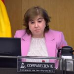 Concepción Cascajosa en su primera comparecencia en la Comisión MIxta de RTVE
