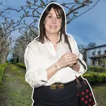 Carmen Martínez Bordiú con la finca La Piniella de Asturias