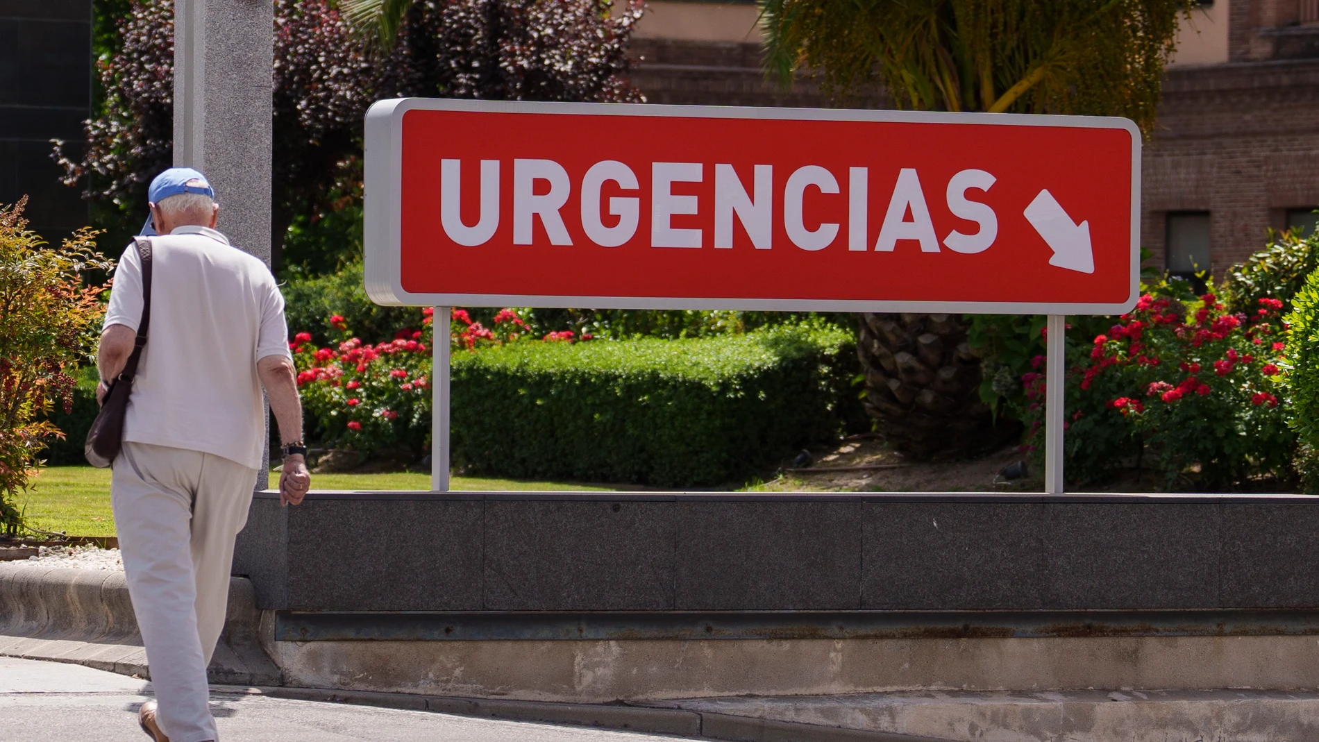 Urgencias de un hospital madrileño privado.