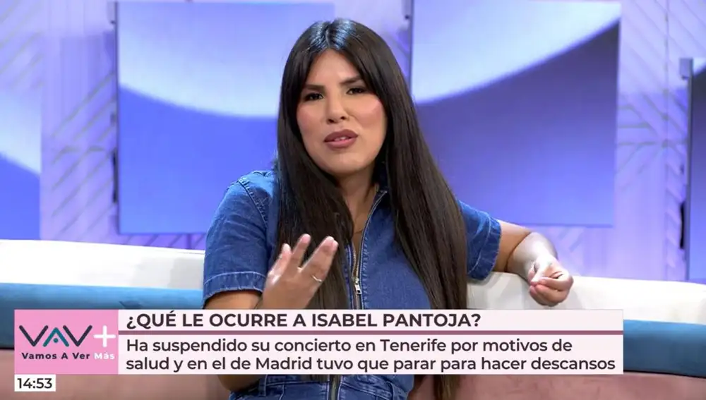 Isa Pantoja hablando de su madre