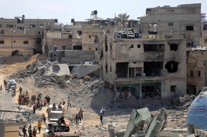 O.Próximo.- Las autoridades de Gaza cifran en cerca de 34.350 los muertos por la ofensiva de Israel contra la Franja