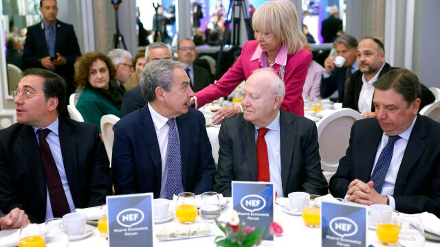 El secretario general de la Alianza de Civilizaciones, Miguel Ángel Moratinos, protagoniza un desayuno informativo en Madrid