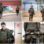 Militares españoles pruebas el exoesqueleto para el Ejército de Tierra