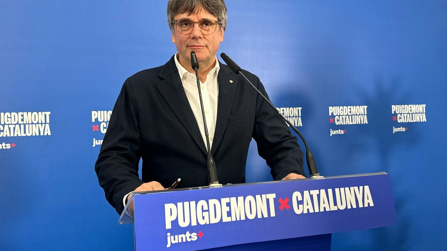 El candidato de Junts+ a las elecciones al Parlament, Carles Puigdemont EUROPA PRESS 26/04/2024