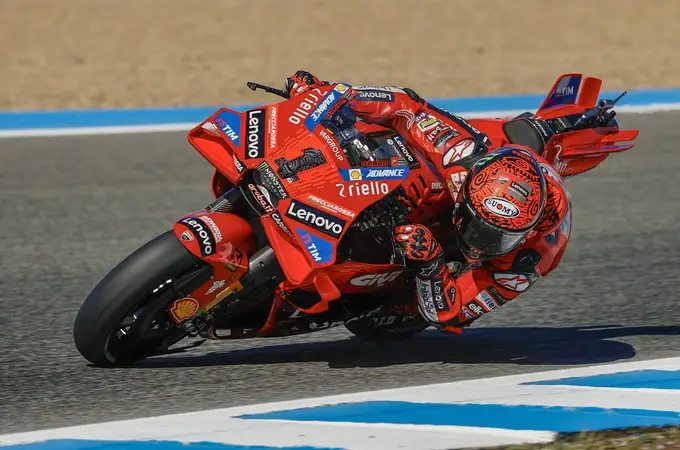 MotoGP: Pecco Bagnaia lidera la invasión de Ducati en Jerez