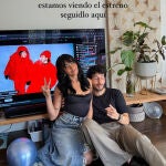 Aitana y Yatra en el estreno de su nuevo tema.