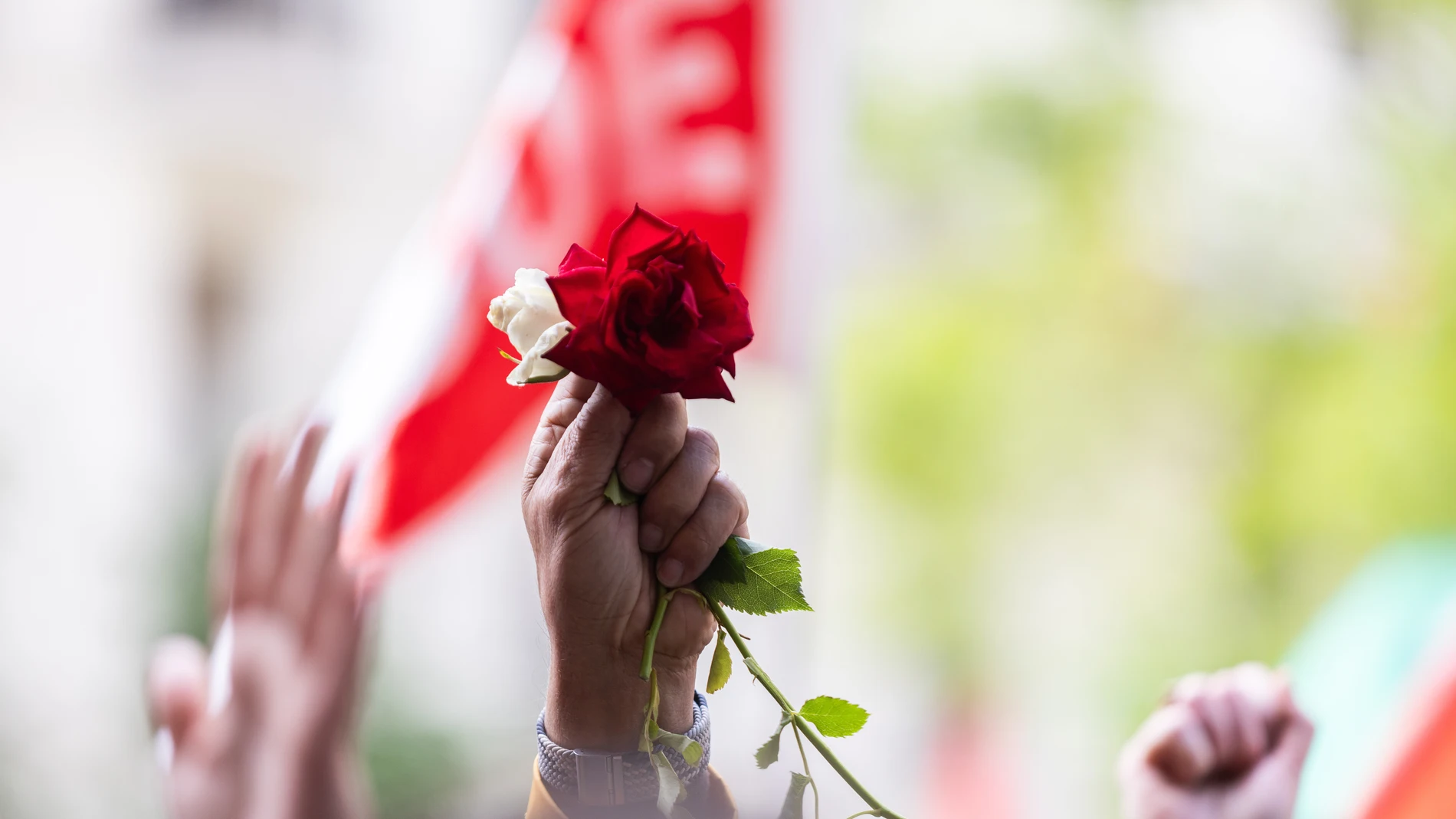 Manifestación en Ferraz en apoyo de Pedro Sánchez @Gonzalo Pérez Mata