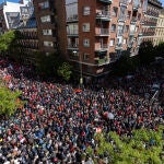 Manifestación en Ferraz en apoyo de Pedro Sánchez @Gonzalo Pérez Mata 