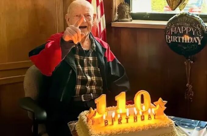 Vincent Dransfield lleva una vida independiente y notable a sus 110 años, siendo uno de los hombres más longevos del mundo, y posee varios secretos para vivir más tiempo