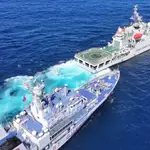 Filipinas/China.- Filipinas acusa a China de dañar un buque con el uso de cañones de agua en el mar de China Meridional