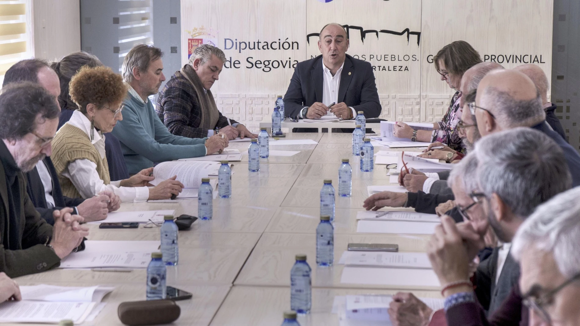 El presidente de la Diputación de Segovia, Miguel Ángel de Vicente, preside el Instituto de la Cultura Tradicional Segoviana Manuel González Herrero