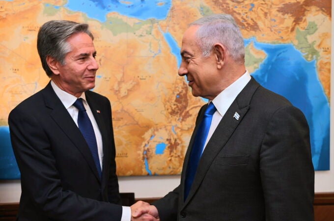 US Secretary of State Blinken meets Israeli Prime Minister Netanyahu in Jerusalem