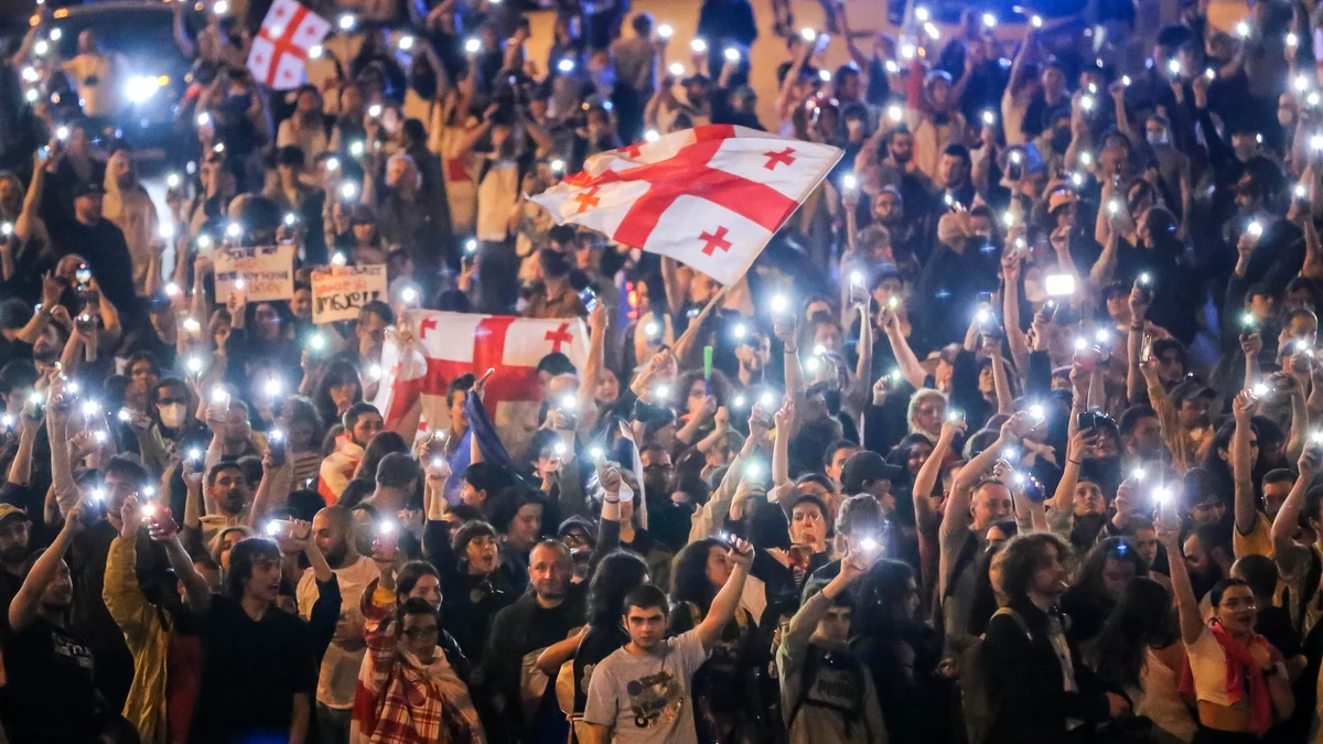 Una ley putinista incendia las calles de Georgia con protestas proeuropeas